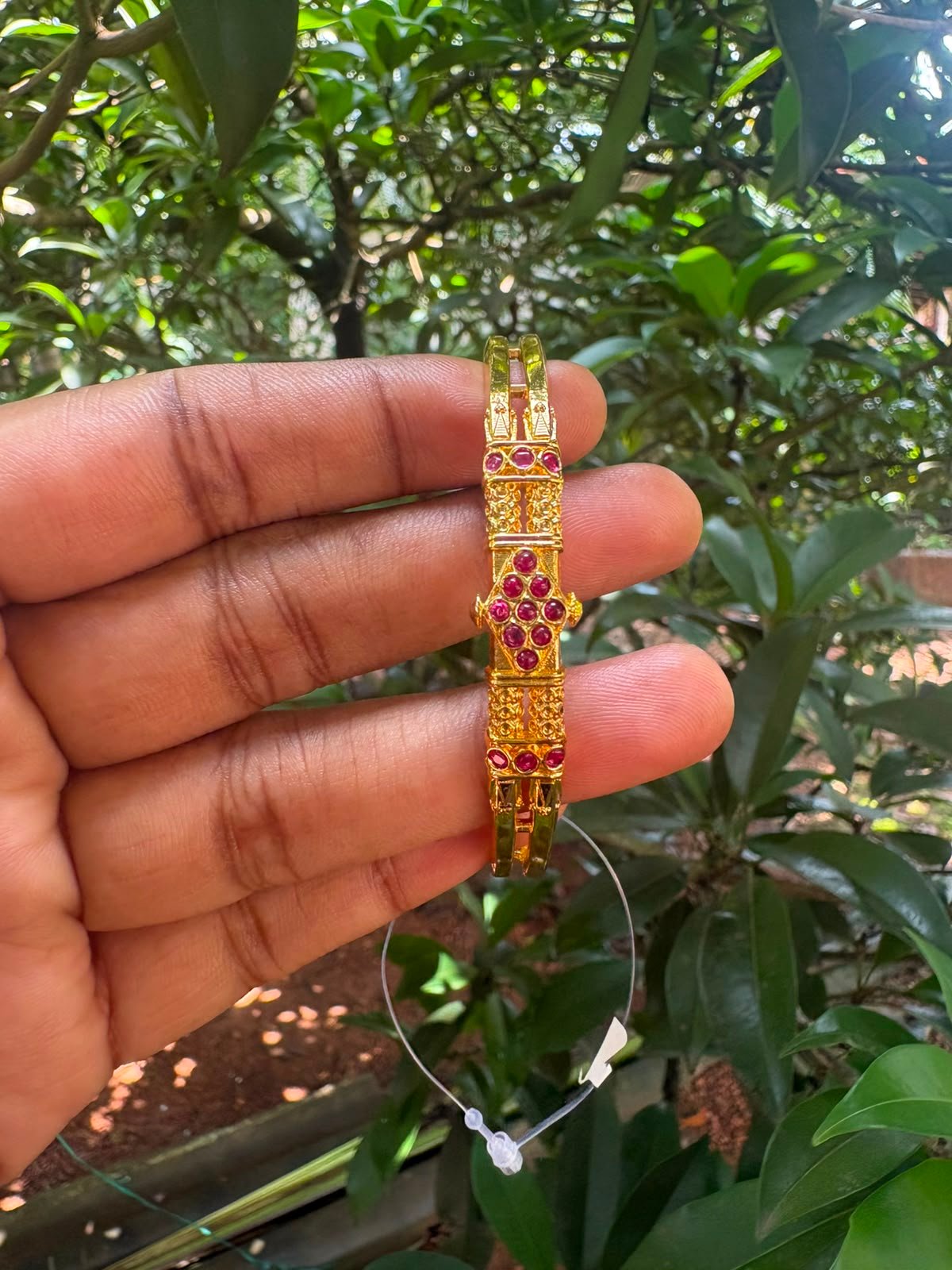 Coorgi Single Kada Bangle | One Gram Gold Finish | Traditional Designer Bangle