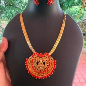 Traditional coral  Beads Necklace Set