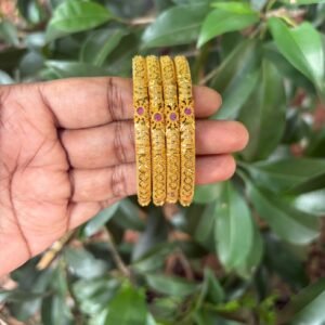 Traditional One Gram Gold Bangle